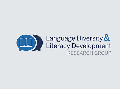 Language Diversity & Literacy Development Logo academia academic branding design education harvard hgse illustration logo logo design school university