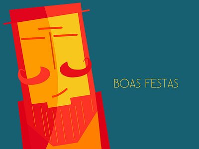 Boas Festas illustration vector