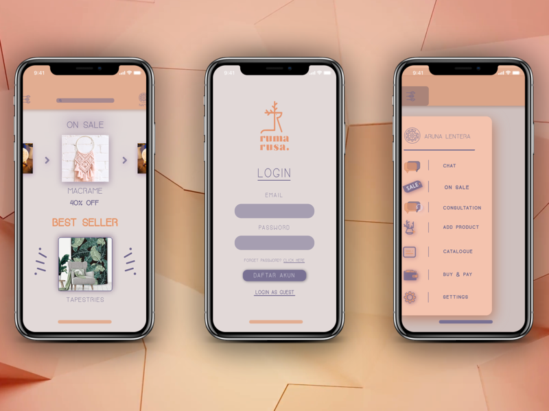  Home  Decor UI Design  apps  by aulia adini Dribbble Dribbble