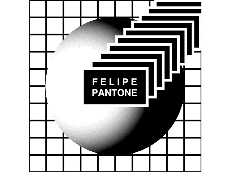 Animated Felipe Pantone animation animation design cinema 4d contrast gradient kinetic motion motion animation motion art optical optical art