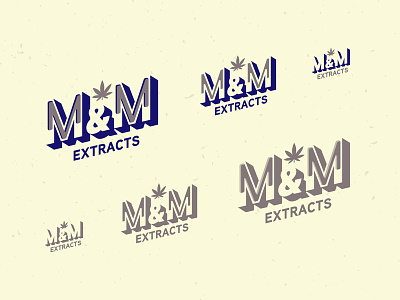 M&M - Responsive logo design brand branding detailed lettering letters logo logo design responsive responsive logo type vintage