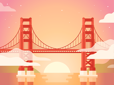 Golden Gate 2019 design email everyaction golden gate golden gate bridge graphic illustration vector