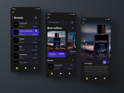 Perfume shop app