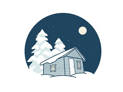 Little cabin illustration