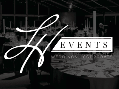 LH Events Logo Concept calligraphy events logo lucy planning wedding planner weddings