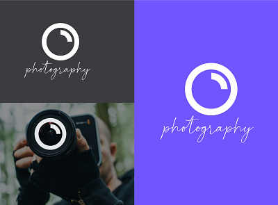 Photography Logo branding creative design flat icon illustration logo design minimal typography ui ux