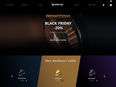 Homepage Nespresso