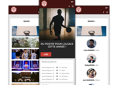 Alsace De Bagnolet Design 2019 design sports ux ui uxui design