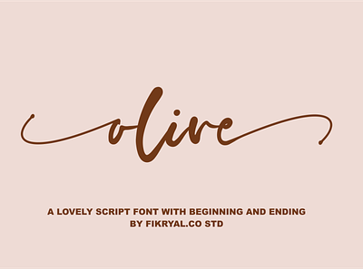 olive advertisements branding design font invitation label logo magazine photography script lettering tittle