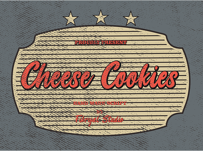 Cheese Cookies advertisements branding design font invitation label logo magazine photography script lettering tittle