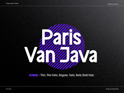 Paris Van Java - Sans Serif Font Family