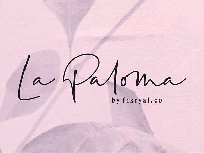 La Paloma // handwritten font
