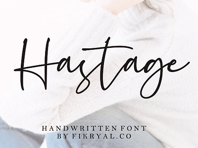 Hastage // Handwritten font advertisements branding invitation label logo magazine photography product designs product packaging social media posts special event tittle watermark wedding designs