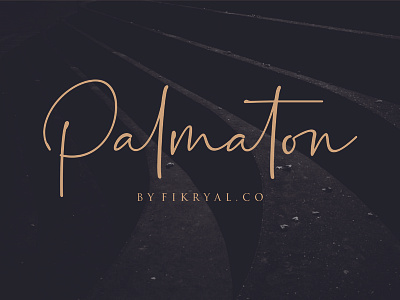 Palmaton // Handwritten Font advertisements branding design font invitation label logo magazine photography product designs product packaging script font script lettering social media posts special event tittle typography watermark web design wedding designs