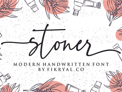 stoner font advertisements branding design font invitation label logo magazine photography product designs product packaging script font script lettering social media posts special event tittle typography watermark web wedding designs