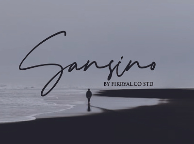 Sansino - Font advertisements branding design font invitation label logo magazine script lettering tittle