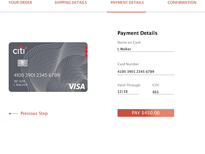 Daily UI Day 2 checkout page credit card checkout dailyui dailyui 002