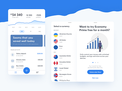 Expense Accounting Application Concept accounting app application concept expenses figma finance freebie ui ux