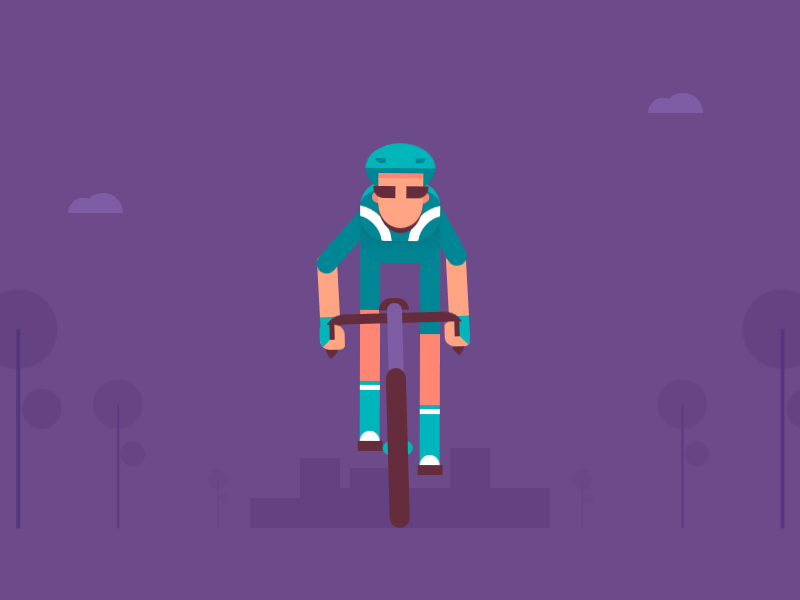 Tour de France - HTML/CSS animation css design flat html illustration web