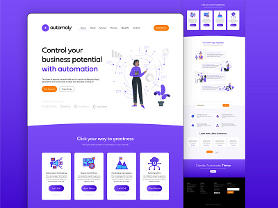 Automaly – Identity & Website Design advertising agency ai app logo application automated automation brand logo branding consultant expert fintech identity logo design marketing minimal modern says specialist