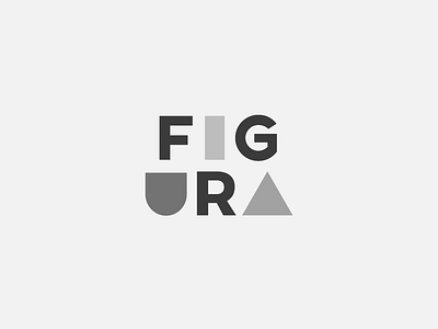 Figura concept brand branding concept design development figura geometric logo logotype