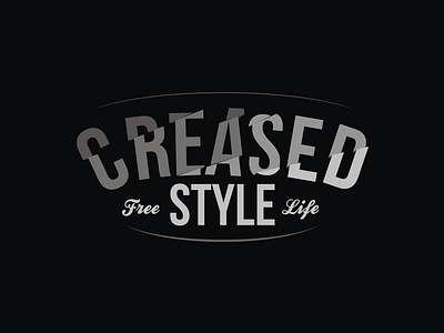 CREASED creased free graphic life style t sh t shirt t shirt graphic typography