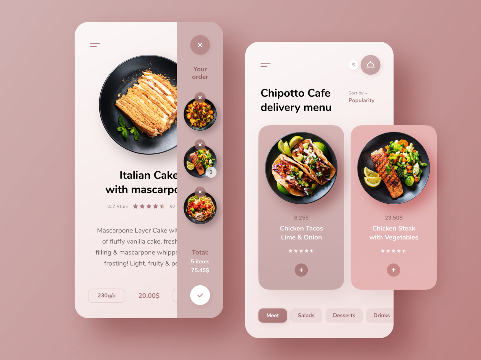 Chipotto Cafe Delivery Menu App By Valeo Mooha 🌶️ On Dribbble