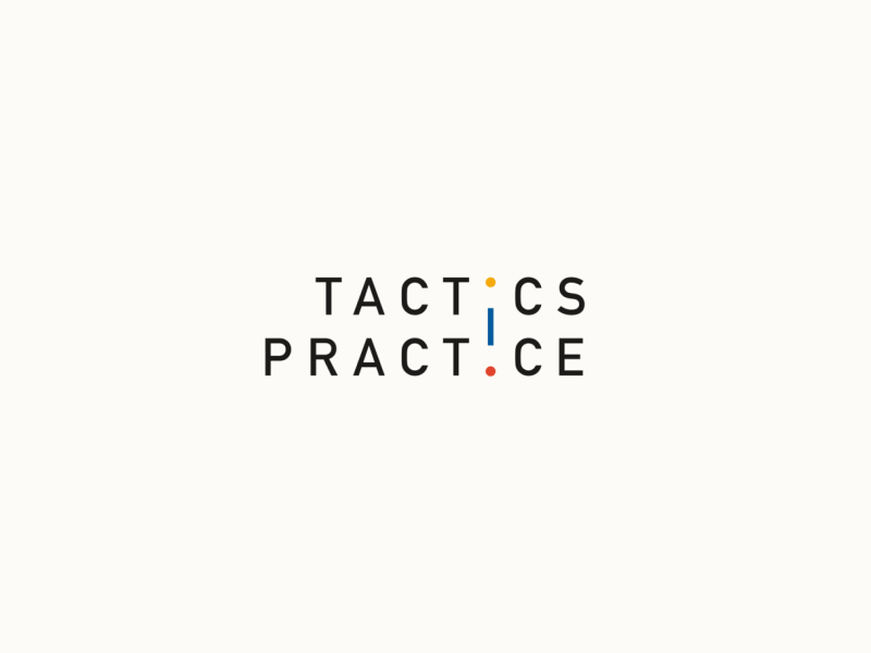 Tactics Practice logo animation 2danimation aftereffects animation branding logo logo design logoanimated logoart motion motiondesign