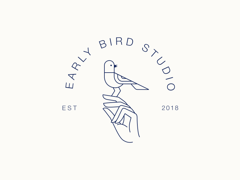 Early Bird Logo 2danimation animation branding design logo logo design logoanimated logoart motion motiondesign