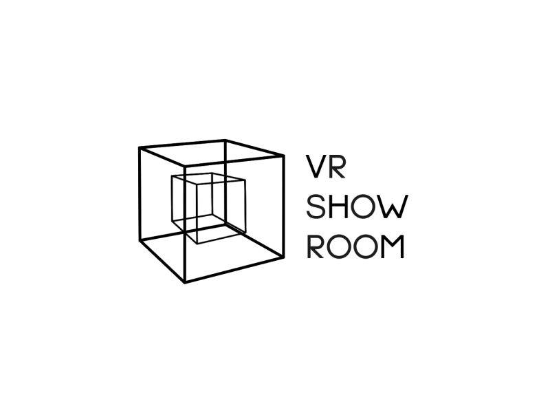 VR Showroom logo animation 2danimation aftereffects animation branding logo logo design logoanimated logoart motion motiondesign