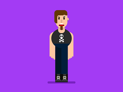 bad boy character characterdesign drawing flat design illustration vector