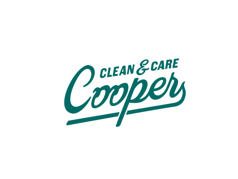 Cooper Clean & Care Animated Logo animation branding cleaning design housekeeping identity logo retro typography vector vintage