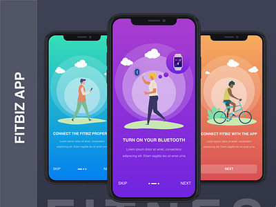 Fitness Onboarding Screen App