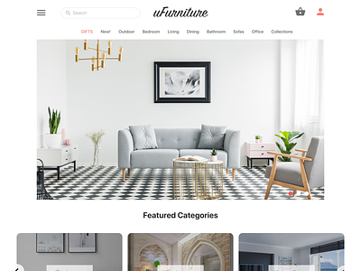 E-Commerce for Furniture daily ui daily ui challenge e-commerce design e-commerce shop e-commerce website furniture store furniture website uiux web design web development xddailychallenge