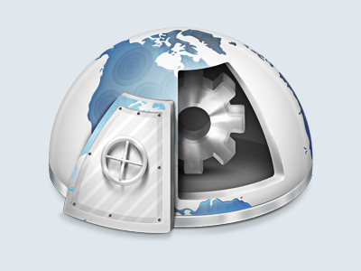 Web Development blue bolt develop development globe gloss hatch icon server web