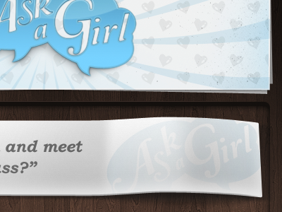 Ask A Girl Ui #1 same as before p