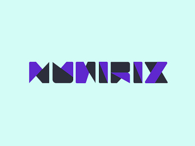 Numirix Logo 2 graphic design graphic design illustrator logo portfolio