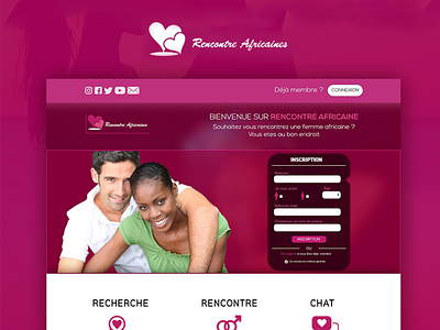 Webdesign Rencontre-africaines.com