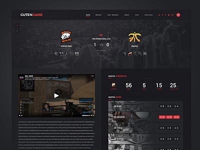 Game Website designs, themes, templates and downloadable graphic elements  on Dribbble