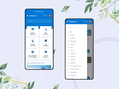 Microsoft Azure Redesign Mobile