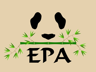 EPA Logo / / Daily Logo Challenge adobe adobe illustrator adobe illustrator cc bamboo daily logo challenge design logo panda vector vector art
