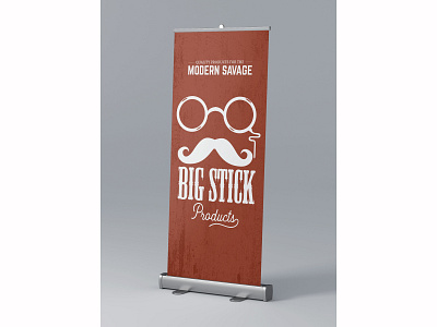 Big Stick Products Retractable Banner