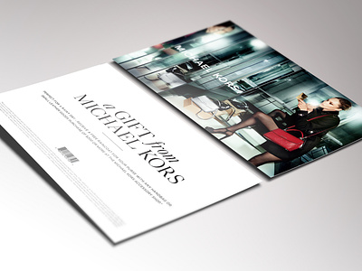 Michael Kors "A Gift For You" branding creative design fashion graphic design marketing print