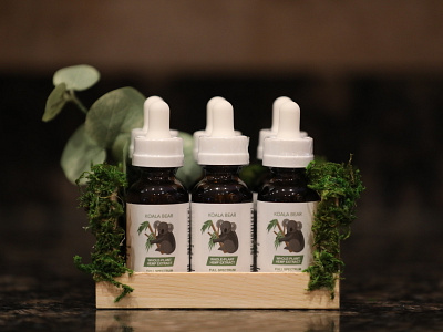 Koala Bear CBD Packaging Label