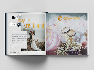 Boujee Gold - Magazine Double Page Advertising