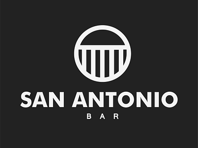 San Antonio Bar - Logo Challenge branding design design challenge logo logo challenge work done by stancinovici