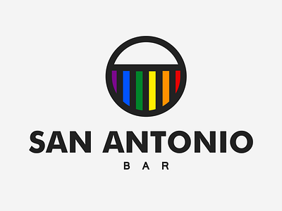 San Antonio Gay Bar - Logo Challenge branding design design challenge logo logo challenge work done by stancinovici