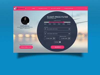 Flight price filter figmaafrica figmadesign