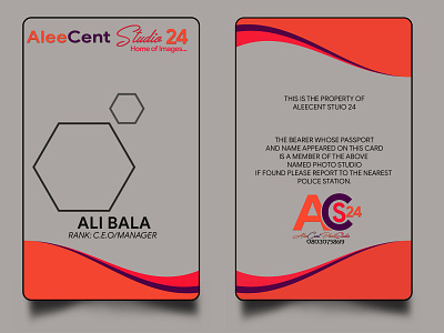 Id Card branding card design illustration pscc