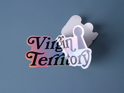 Virgin Territory Custom Hologram Stickers branding hoogramstickers sticker